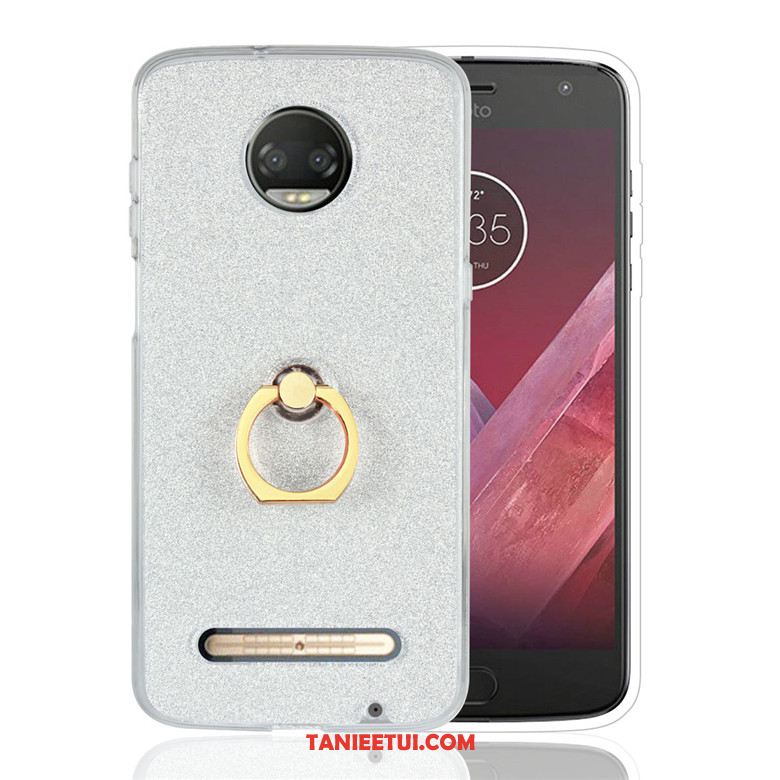 Etui Moto Z3 Play Telefon Komórkowy Silikonowe Ring, Obudowa Moto Z3 Play Czarny Wspornik Anti-fall