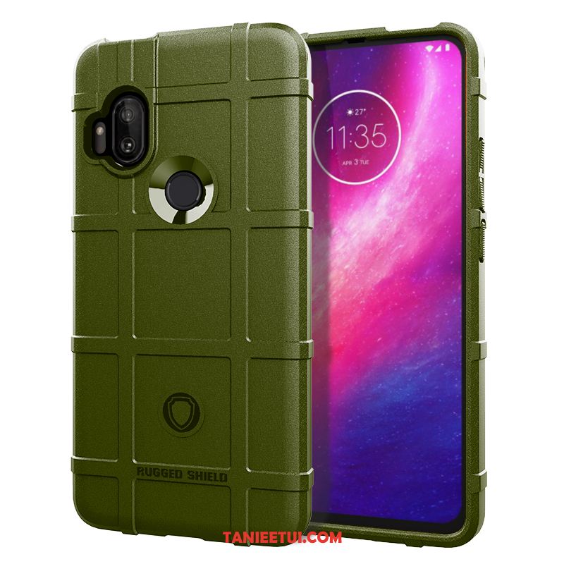 Etui Motorola One Hyper Proste Anti-fall Telefon Komórkowy, Obudowa Motorola One Hyper Obrzeża Ochraniacz Braun