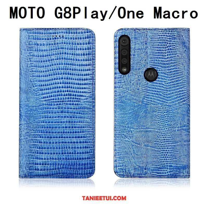 Etui Motorola One Macro Silikonowe Telefon Komórkowy Anti-fall, Obudowa Motorola One Macro All Inclusive Ochraniacz Skórzany Futerał Braun