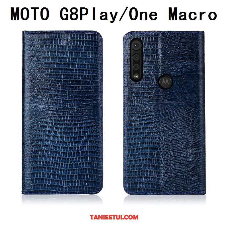 Etui Motorola One Macro Silikonowe Telefon Komórkowy Anti-fall, Obudowa Motorola One Macro All Inclusive Ochraniacz Skórzany Futerał Braun