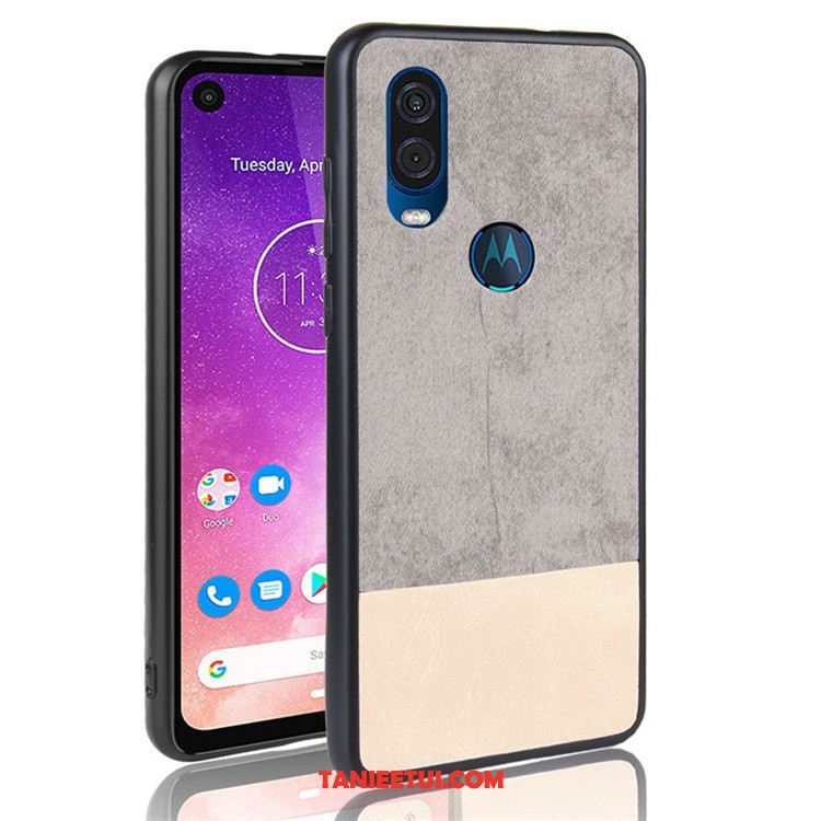 Etui Motorola One Vision Telefon Komórkowy All Inclusive Czarny, Pokrowce Motorola One Vision Anti-fall Mieszane Kolory Ochraniacz