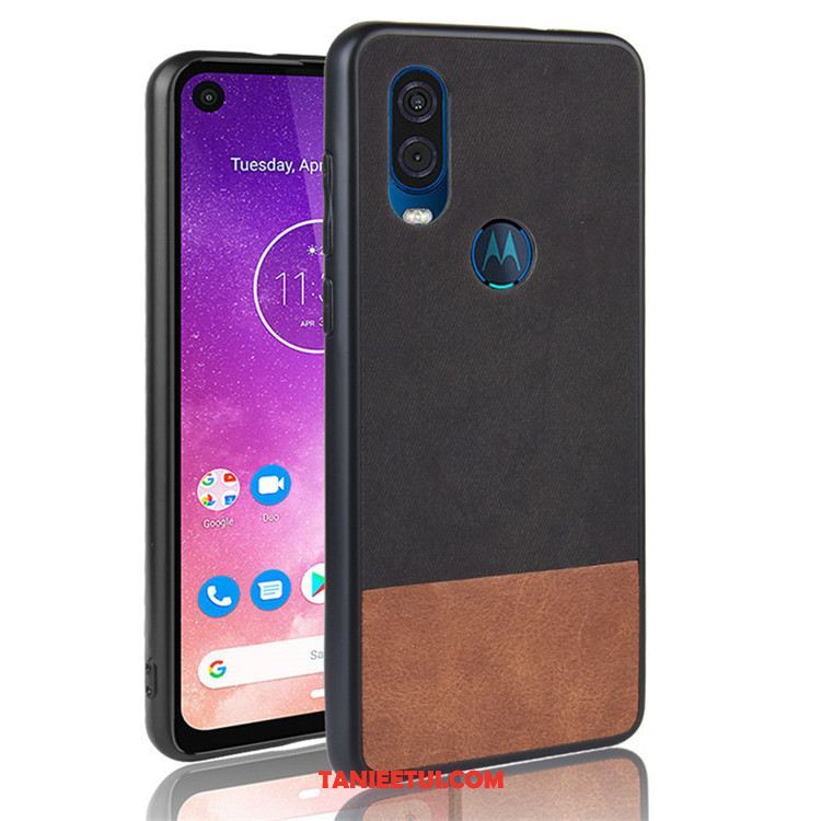 Etui Motorola One Vision Telefon Komórkowy All Inclusive Czarny, Pokrowce Motorola One Vision Anti-fall Mieszane Kolory Ochraniacz