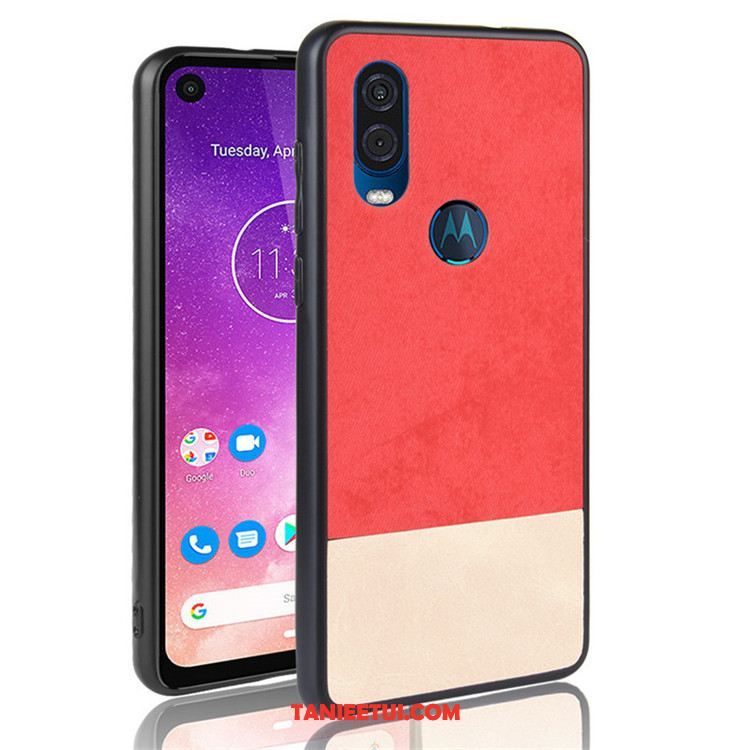 Etui Motorola One Vision Telefon Komórkowy All Inclusive Czarny, Pokrowce Motorola One Vision Anti-fall Mieszane Kolory Ochraniacz