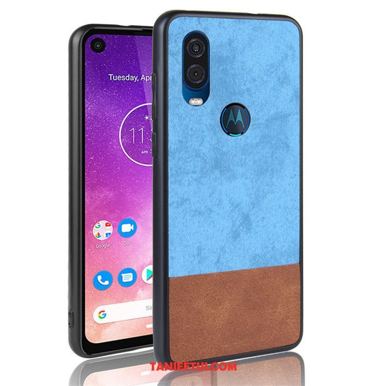 Etui Motorola One Vision Telefon Komórkowy All Inclusive Czarny, Pokrowce Motorola One Vision Anti-fall Mieszane Kolory Ochraniacz