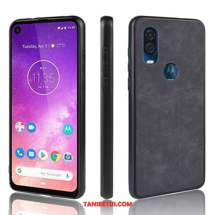 Etui Motorola One Vision Telefon Komórkowy Ochraniacz Anti-fall, Futerał Motorola One Vision Czarny