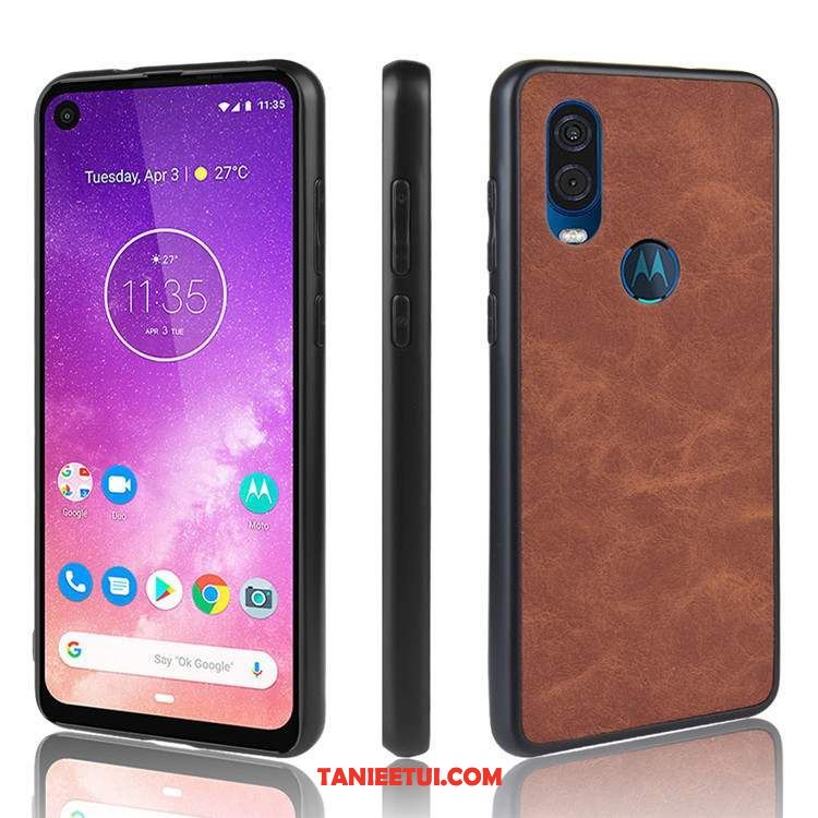 Etui Motorola One Vision Telefon Komórkowy Ochraniacz Anti-fall, Futerał Motorola One Vision Czarny