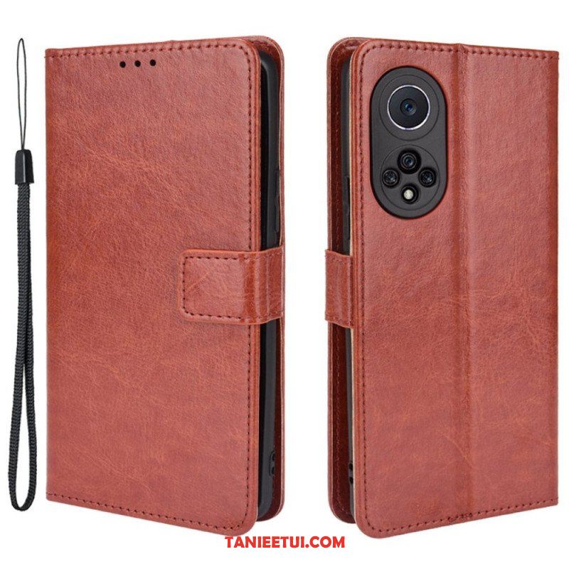 Etui Na Telefon Pokrowce do Honor 50 Pro Pro Faux Leather Błyszczący