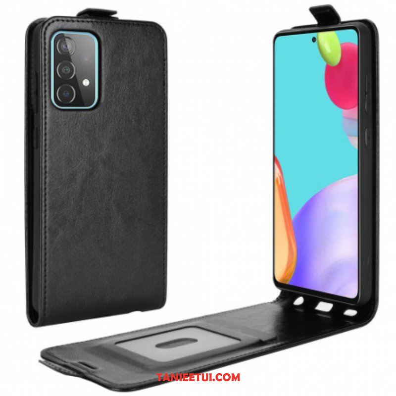 Etui Na Telefon Pokrowce do Samsung Galaxy A52 4G / A52 5G / A52s 5G Etui Folio Pionowa Klapa Z Efektem Skóry