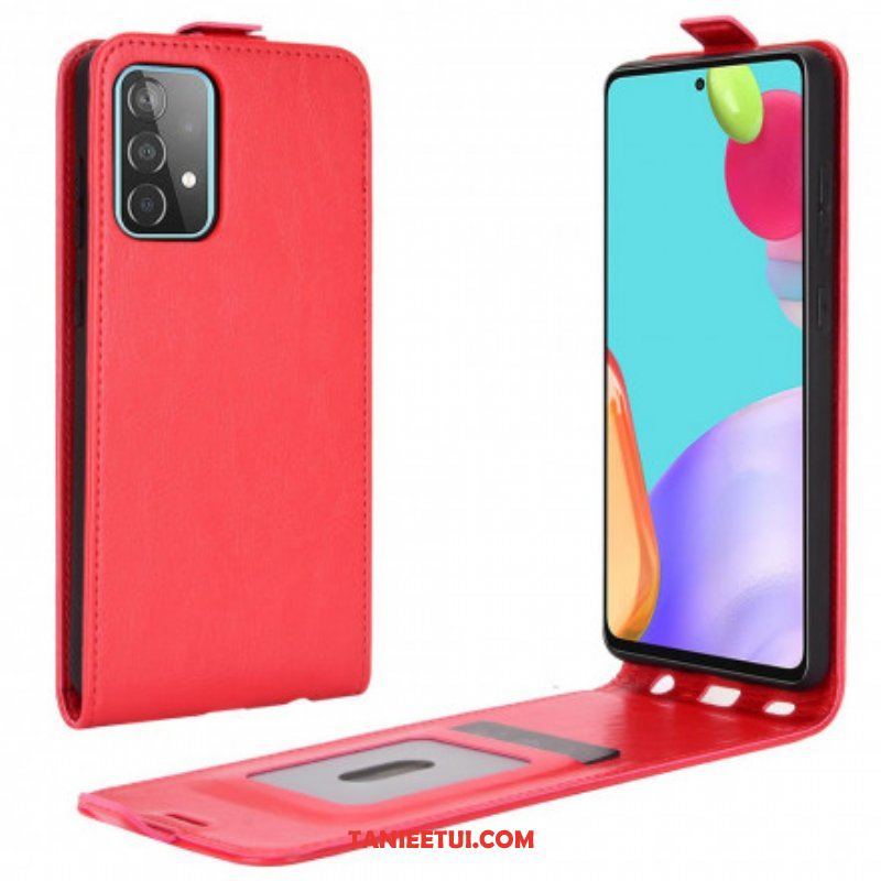 Etui Na Telefon Pokrowce do Samsung Galaxy A52 4G / A52 5G / A52s 5G Etui Folio Pionowa Klapa Z Efektem Skóry