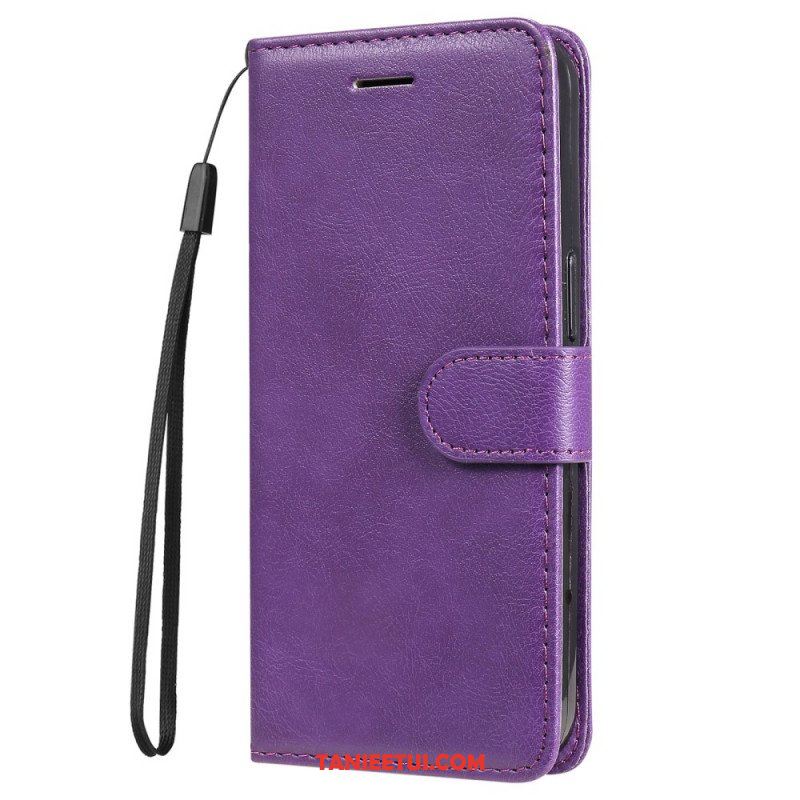 Etui Na Telefon Pokrowce do Samsung Galaxy M32 z Łańcuch Solid Color Series Strappy