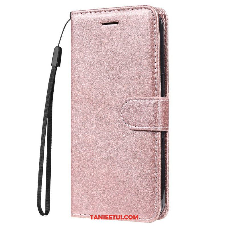 Etui Na Telefon Pokrowce do Samsung Galaxy M32 z Łańcuch Solid Color Series Strappy