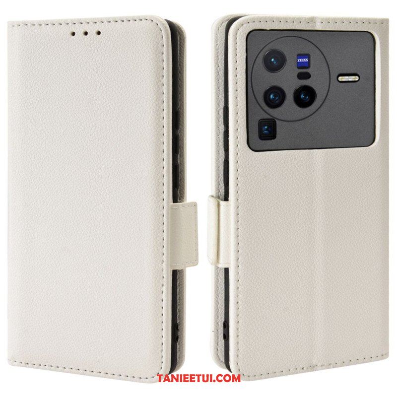 Etui Na Telefon Pokrowce do Vivo X80 Pro Etui Folio Flap Double Nowe Kolory