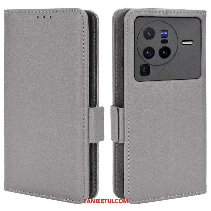 Etui Na Telefon Pokrowce do Vivo X80 Pro Etui Folio Flap Double Nowe Kolory