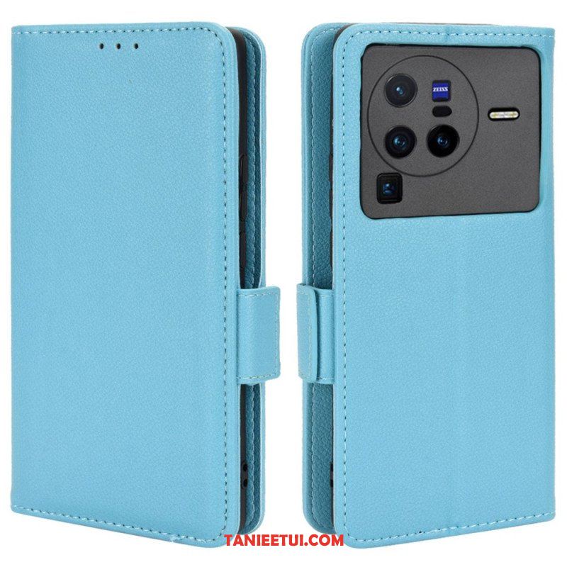 Etui Na Telefon Pokrowce do Vivo X80 Pro Etui Folio Flap Double Nowe Kolory