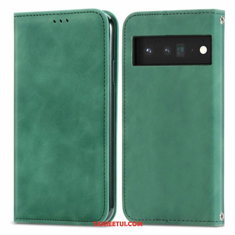 Etui Na Telefon do Google Pixel 6 Pro Etui Folio Dotykowy Design W Stylu Vintage