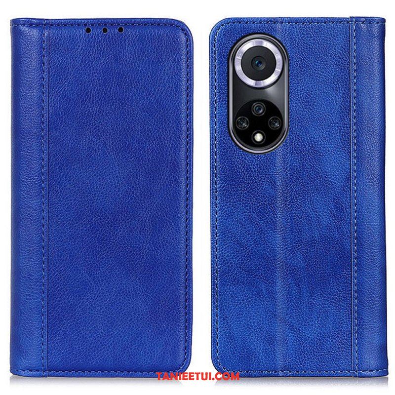 Etui Na Telefon do Honor 50 Etui Folio Elegancka Dwoina Skóry Liczi