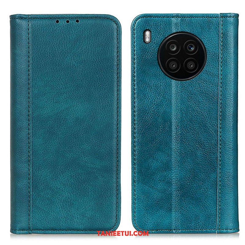 Etui Na Telefon do Honor 50 Lite Etui Folio Elegancka Dwoina Skóry Liczi