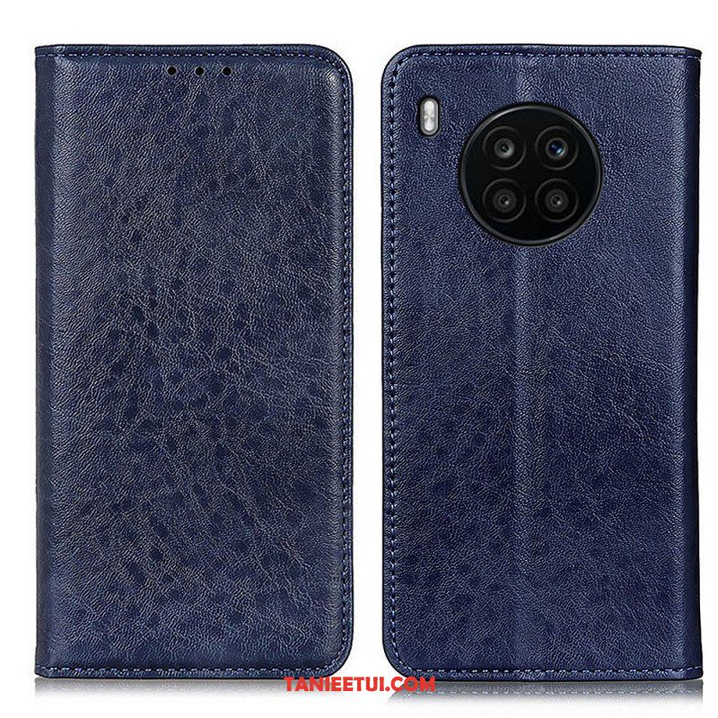 Etui Na Telefon do Honor 50 Lite Etui Folio Matowa Skóra Dwoinowa