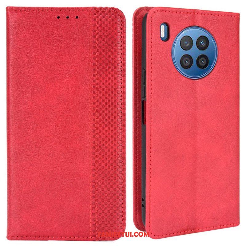 Etui Na Telefon do Honor 50 Lite Etui Folio Stylizowany Efekt Skóry W Stylu Vintage