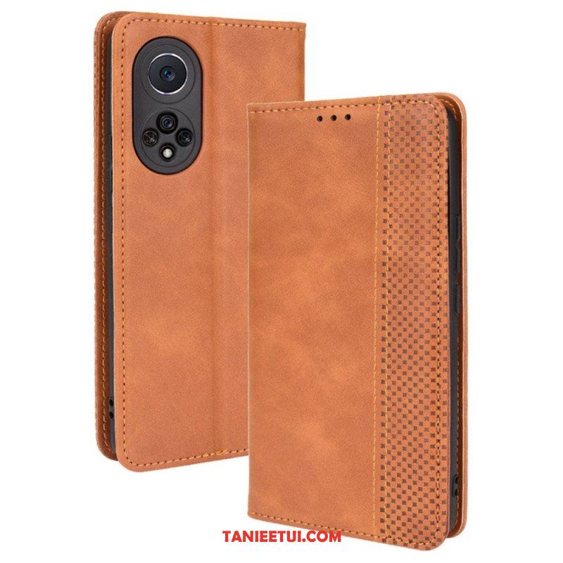 Etui Na Telefon do Honor 50 Pro Etui Folio Profesjonalny Stylizowany Efekt Skóry W Stylu Vintage