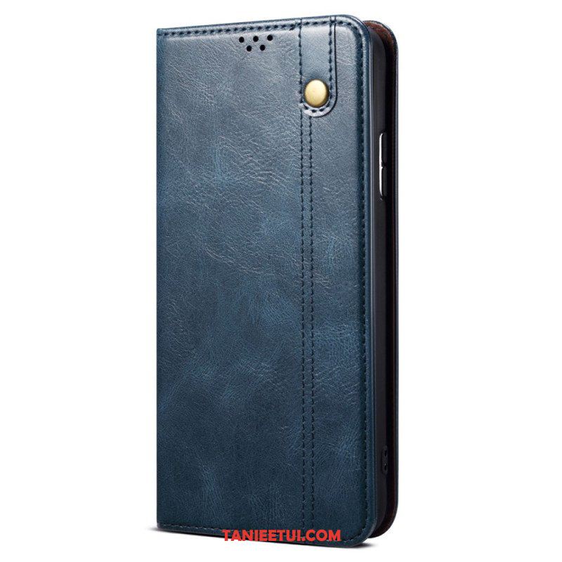 Etui Na Telefon do Honor 90 Pro Etui Folio Woskowana Imitacja Skóry