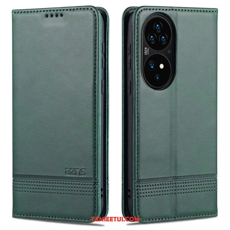 Etui Na Telefon do Huawei P50 Pro Etui Folio Stylizacja Skóry Azns