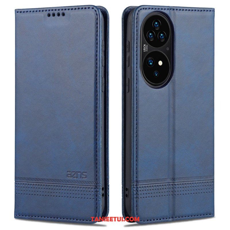 Etui Na Telefon do Huawei P50 Pro Etui Folio Stylizacja Skóry Azns