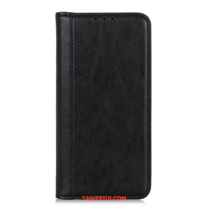 Etui Na Telefon do Moto E40 / E30 / E20 Etui Folio Elegancka Dwoina Skóry Liczi