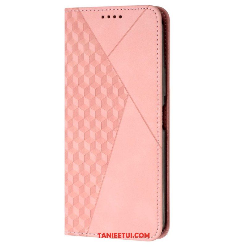 Etui Na Telefon do Moto G73 5G Etui Folio Skórzany Styl Z 3 Uchwytami Na Karty