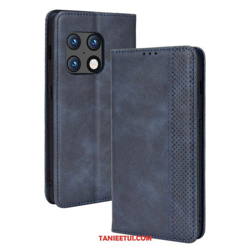 Etui Na Telefon do OnePlus 10 Pro 5G Etui Folio Stylizowany Efekt Skóry W Stylu Vintage