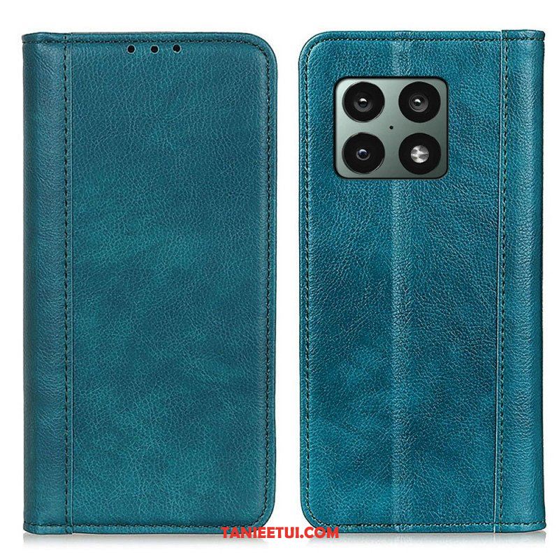 Etui Na Telefon do OnePlus 10 Pro 5G Etui Folio Wersja Kolorowa Ze Skóry Liczi