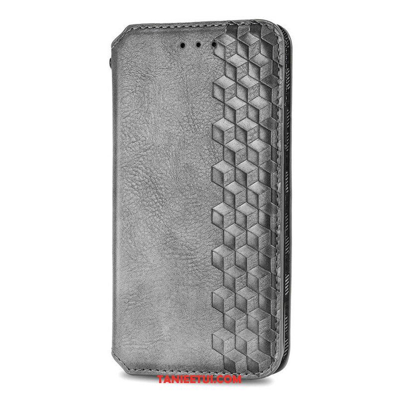 Etui Na Telefon do OnePlus Nord 2 5G Etui Folio Skórzany Efekt Diamentowej Tekstury