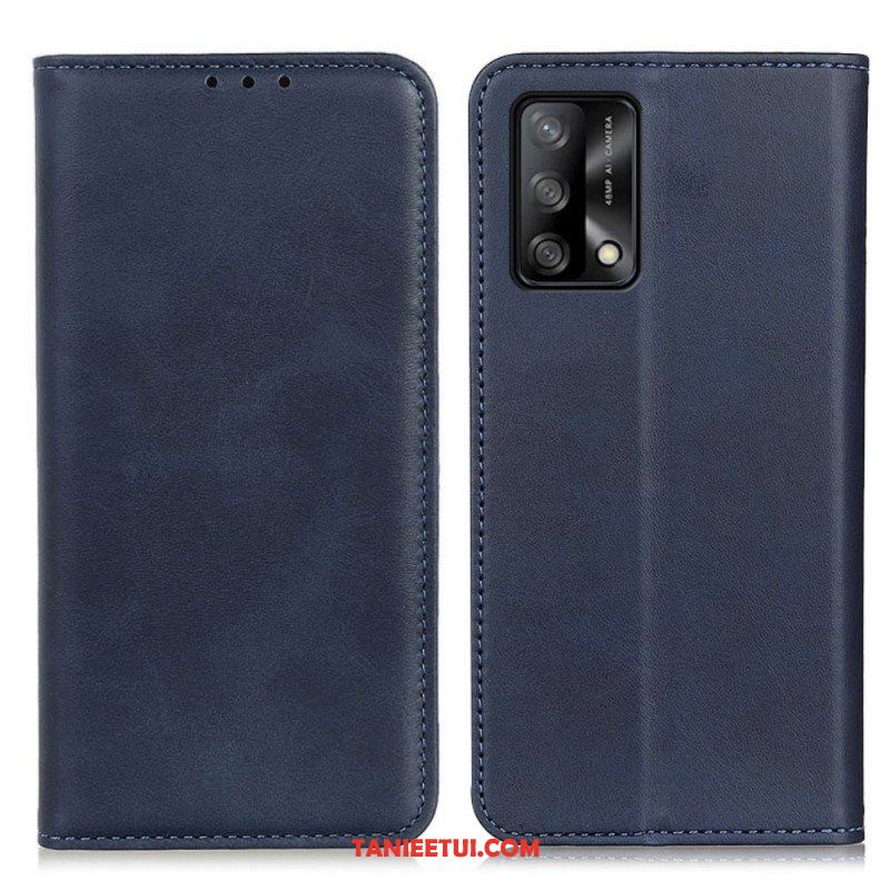 Etui Na Telefon do Oppo A74 4G Etui Folio Elegancka Dwoina Skórzana