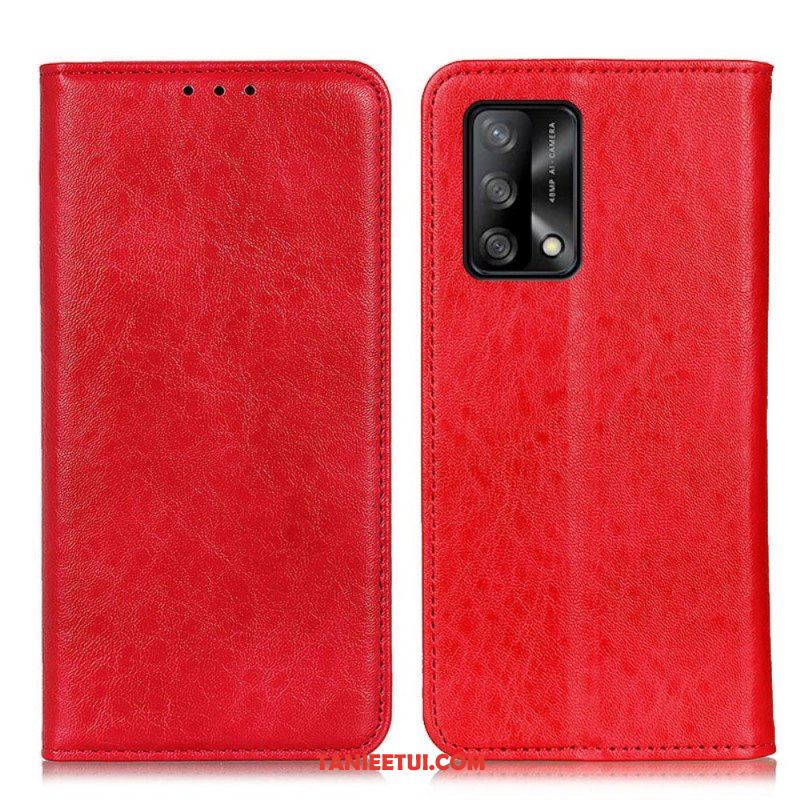 Etui Na Telefon do Oppo A74 4G Etui Folio Rzemienna Tekstura