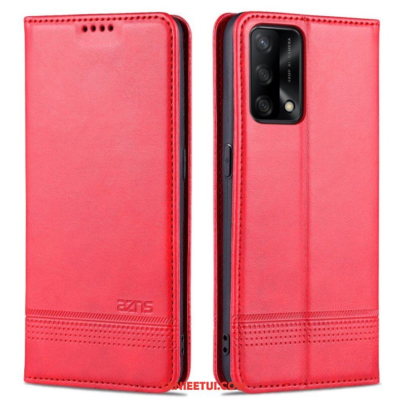 Etui Na Telefon do Oppo A74 4G Etui Folio Sztuczna Skóra Azns