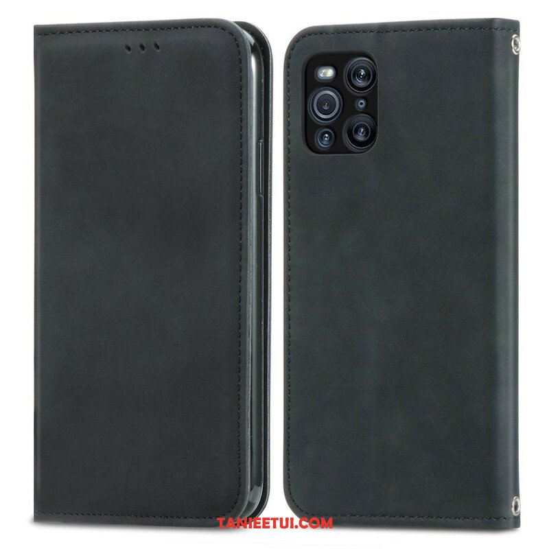 Etui Na Telefon do Oppo Find X3 Pro Etui Folio Sztuczna Skóra W Stylu Vintage
