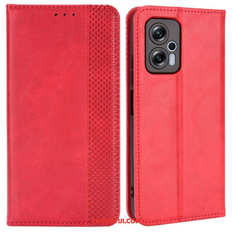 Etui Na Telefon do Poco X4 GT Etui Folio Stylizowany Skórzany Styl