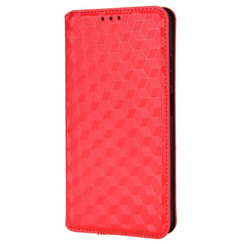 Etui Na Telefon do Poco X4 Pro 5G Etui Folio Tekstura 3d