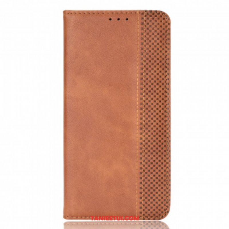 Etui Na Telefon do Realme 8 5G Etui Folio Stylizowany Efekt Skóry W Stylu Vintage