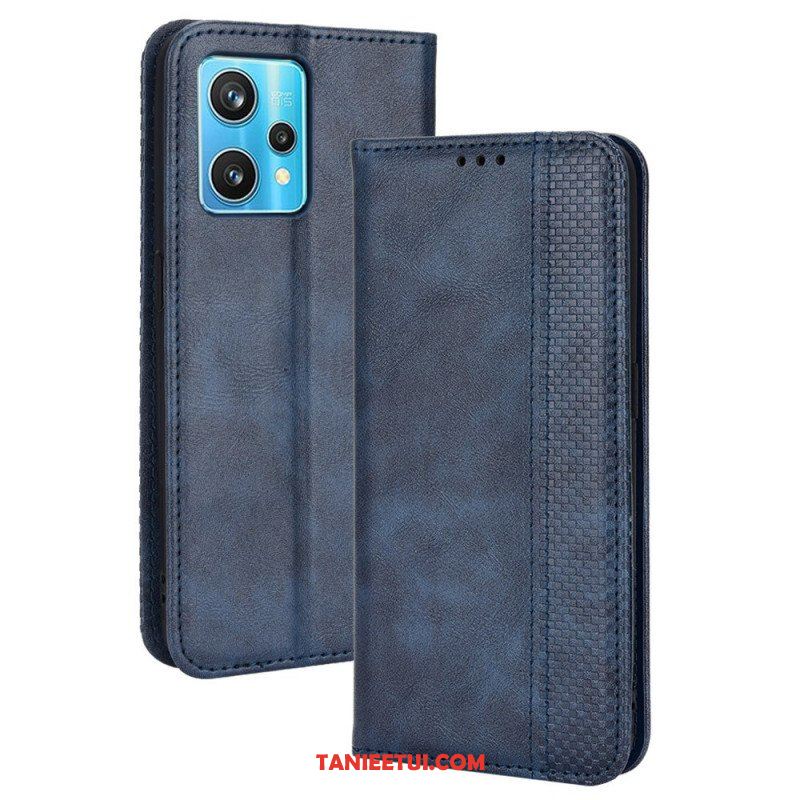 Etui Na Telefon do Realme 9 5G Etui Folio Stylizowany Efekt Skóry W Stylu Vintage