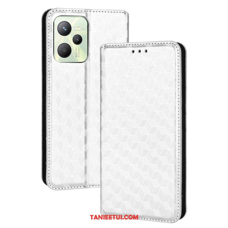 Etui Na Telefon do Realme C35 Etui Folio Diamenty I Kostki