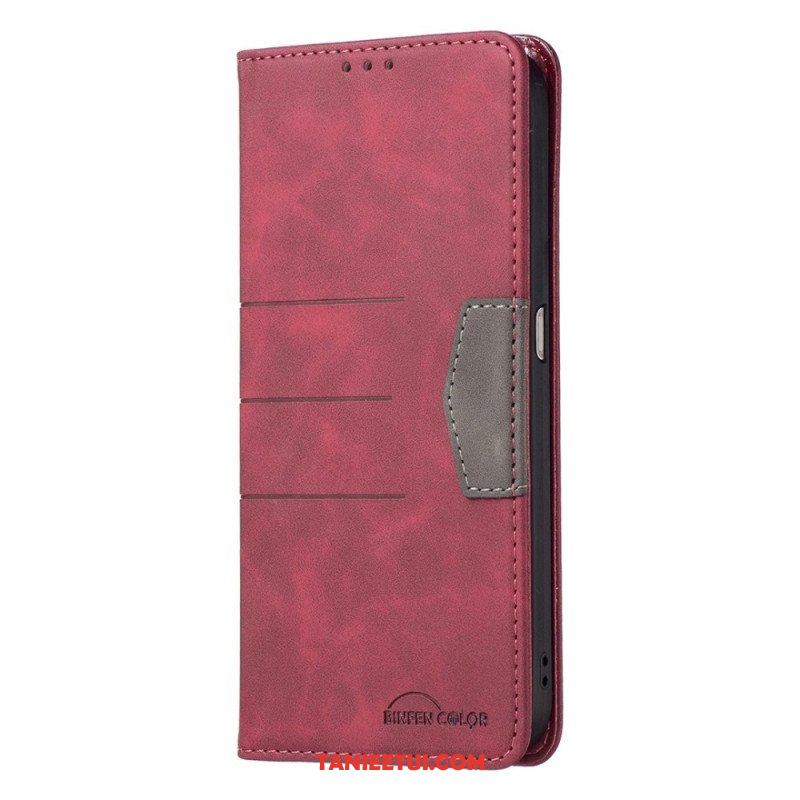 Etui Na Telefon do Realme C35 Etui Folio Linie Kolorów Binfen