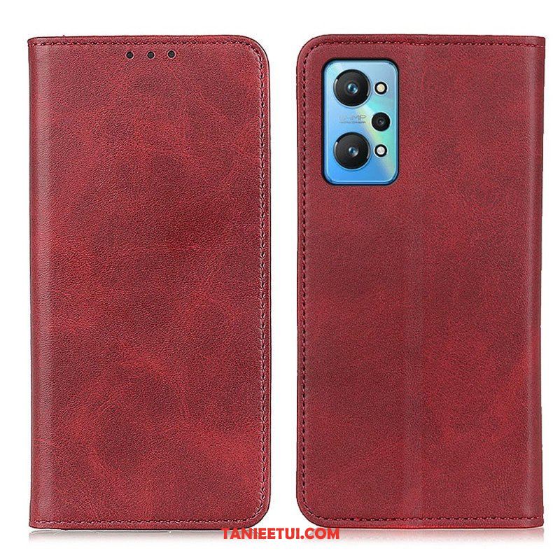 Etui Na Telefon do Realme GT Neo 3T / Neo 2 Etui Folio Elegancka Dwoina Skórzana