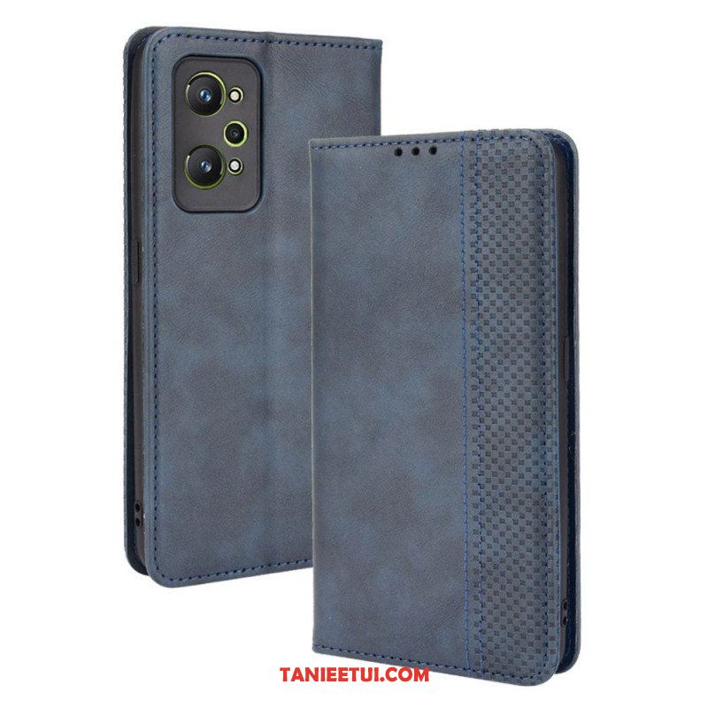 Etui Na Telefon do Realme GT Neo 3T / Neo 2 Etui Folio Stylizowany Efekt Skóry W Stylu Vintage