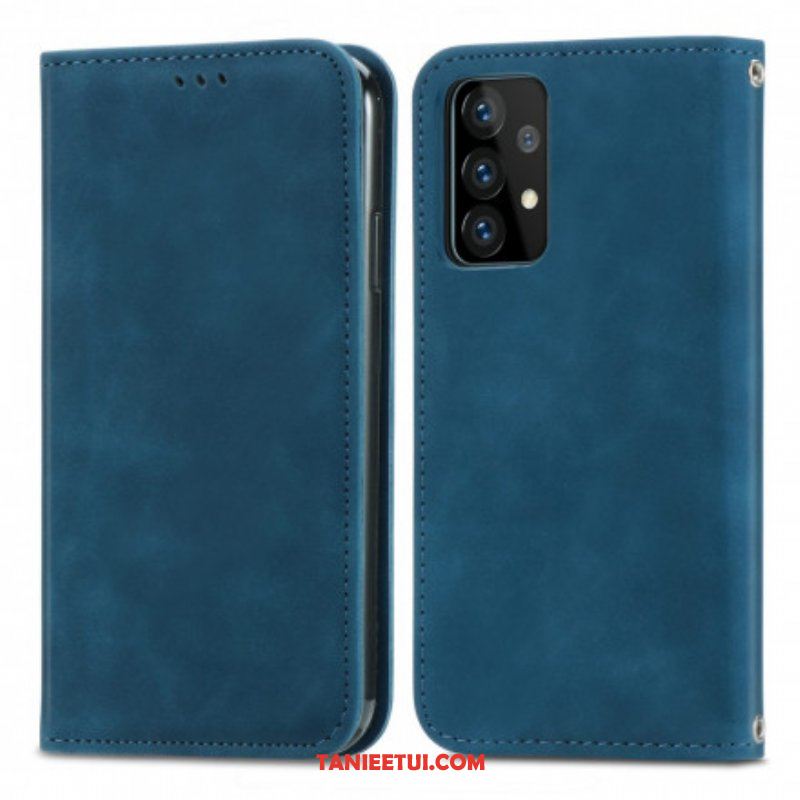 Etui Na Telefon do Samsung Galaxy A52 4G / A52 5G / A52s 5G Etui Folio Elegancki Efekt Skóry