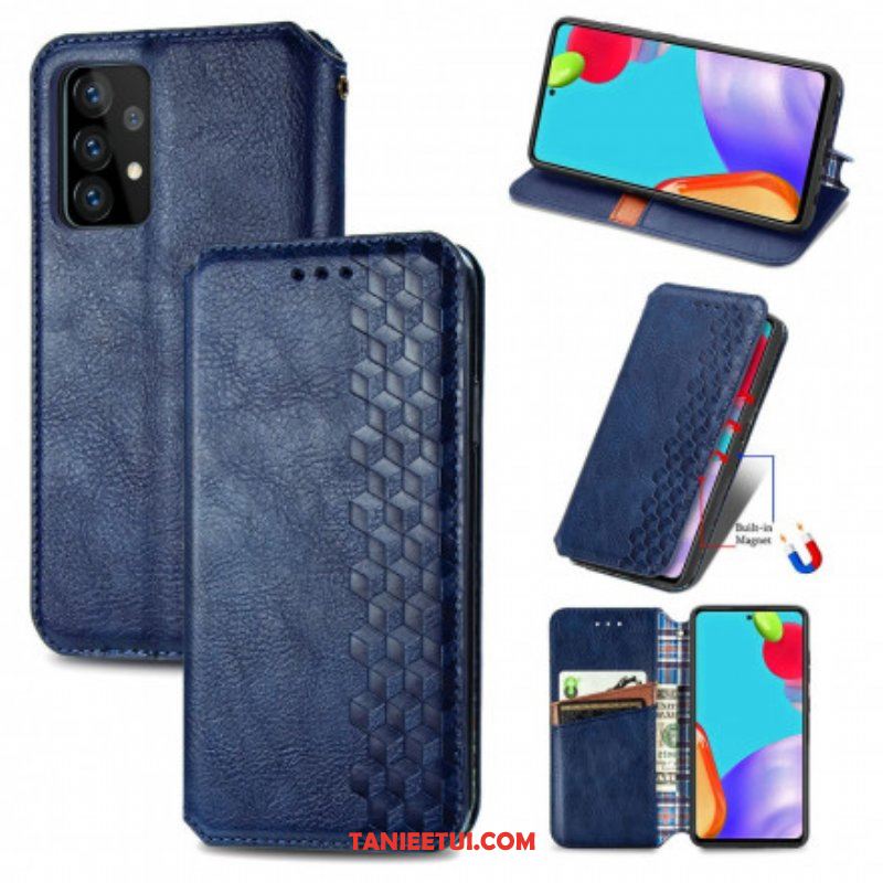 Etui Na Telefon do Samsung Galaxy A52 4G / A52 5G / A52s 5G Etui Folio Skórzany Efekt Diamentowej Tekstury