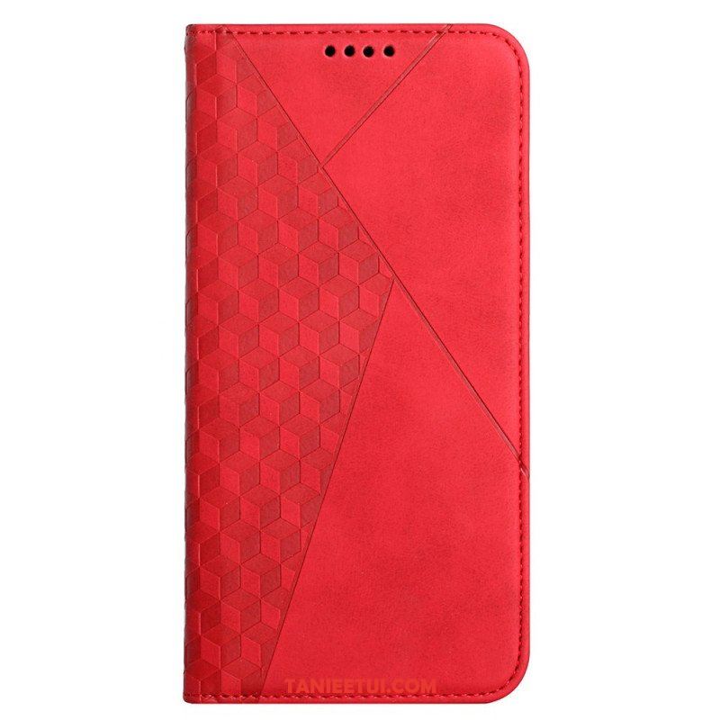 Etui Na Telefon do Samsung Galaxy M12 / A12 Etui Folio Efekt Geo Skóry