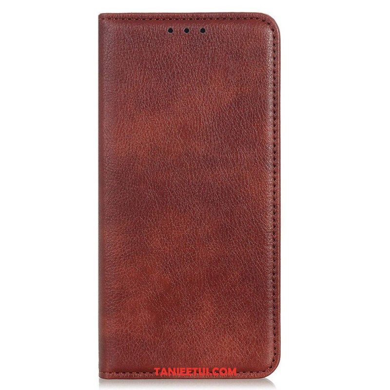 Etui Na Telefon do Samsung Galaxy M13 Etui Folio Skóra Dwoinowa Liczi