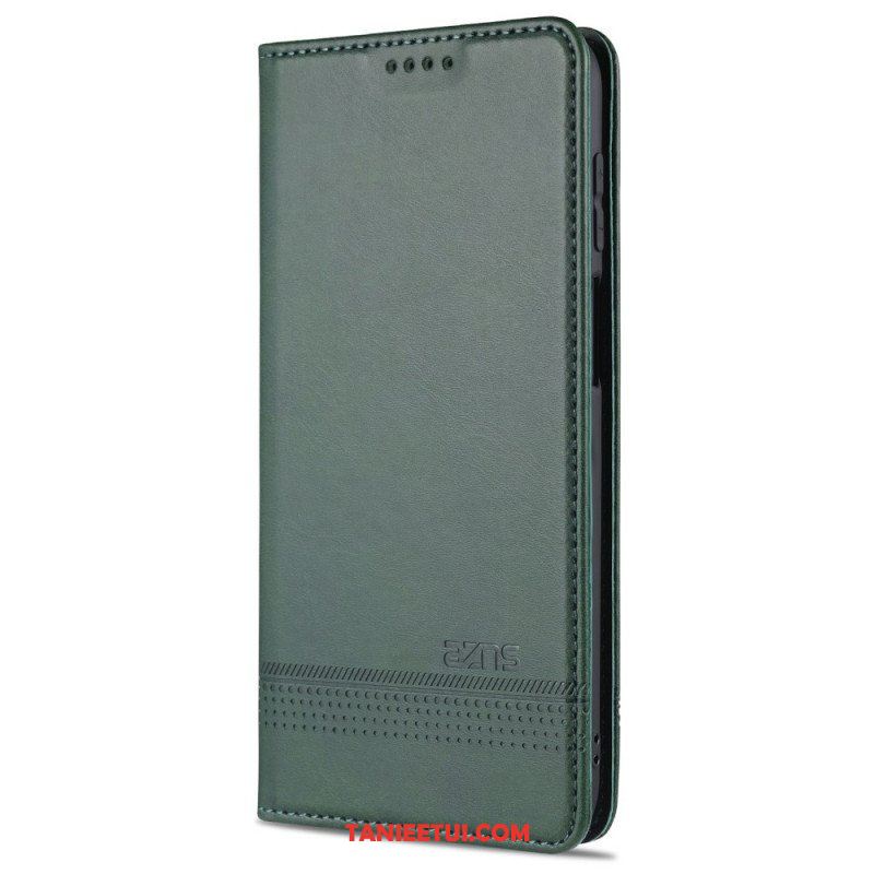 Etui Na Telefon do Samsung Galaxy M32 Etui Folio Stylizacja Skóry Azns