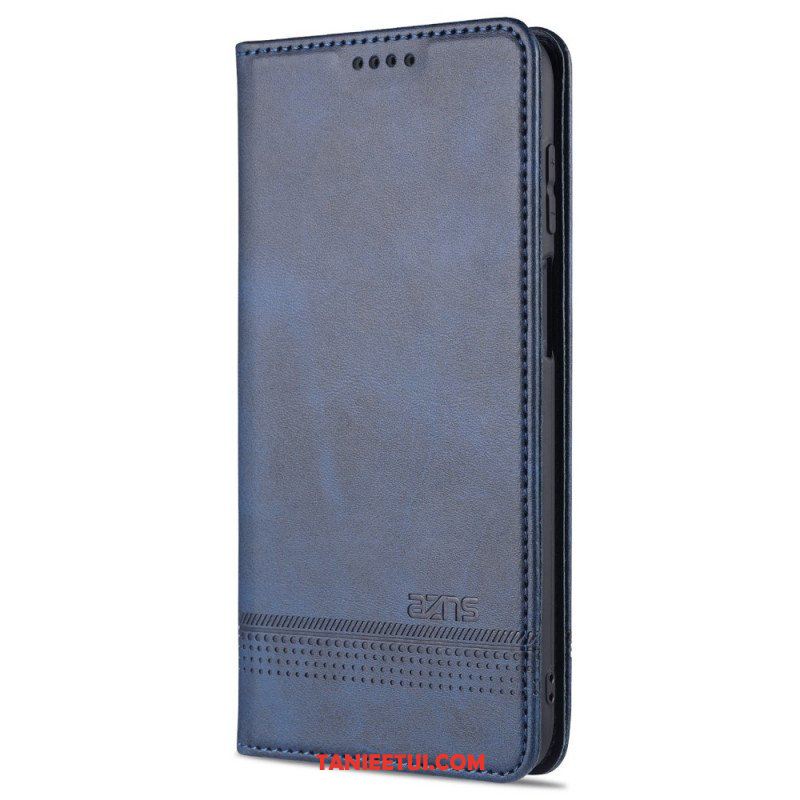 Etui Na Telefon do Samsung Galaxy M32 Etui Folio Stylizacja Skóry Azns